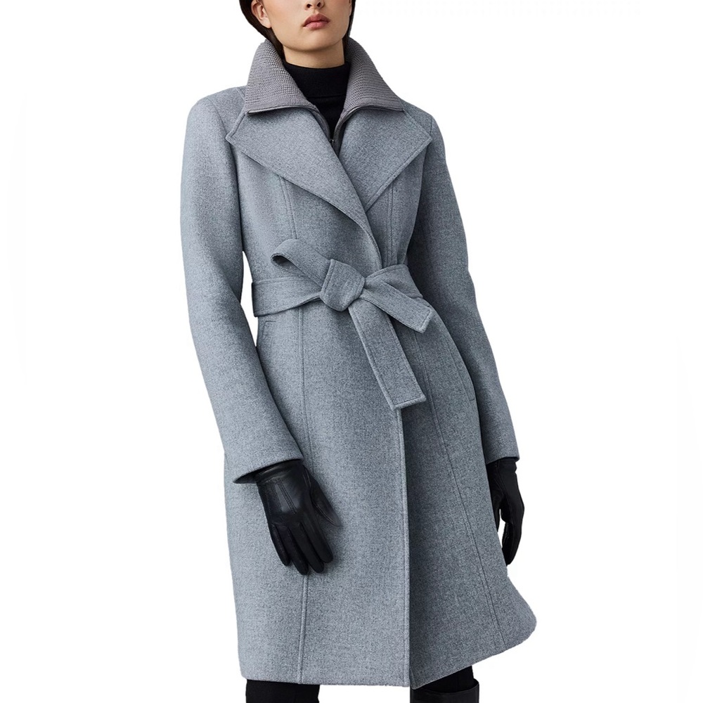 MACKAGE Norita Belted Wool Coat